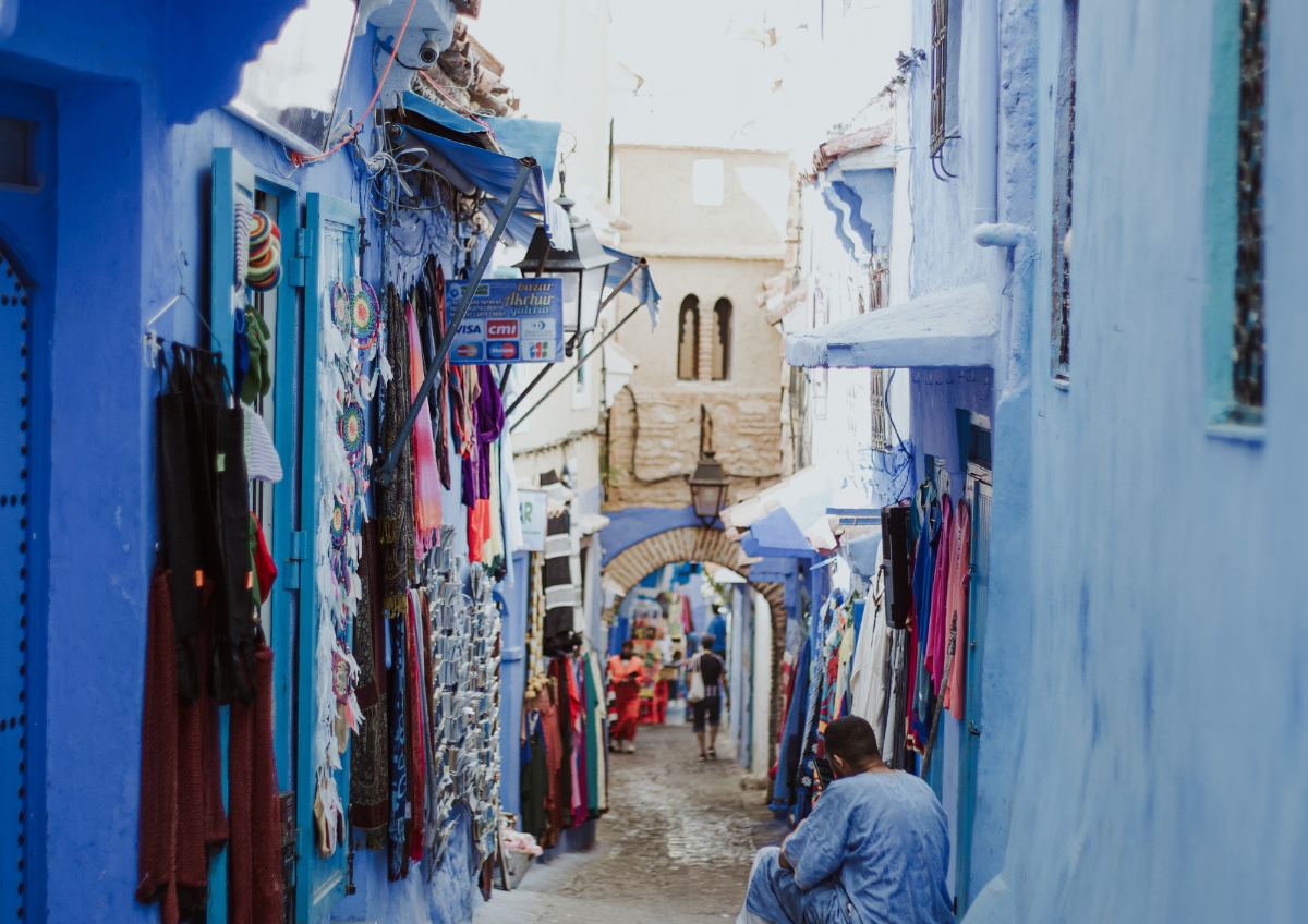 Atlas mountain lodge Morocco with Berber-style rooms mountain views and trekking access
