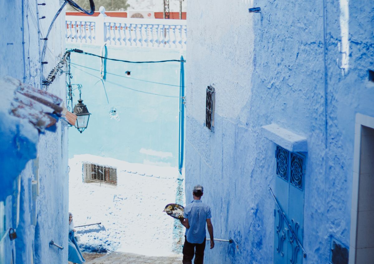 Marrakech riad with pool combining traditional courtyard architecture and modern luxury